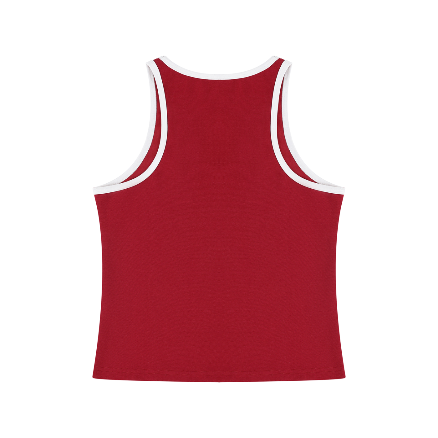 >good Yellow Block Cropped Tank Top