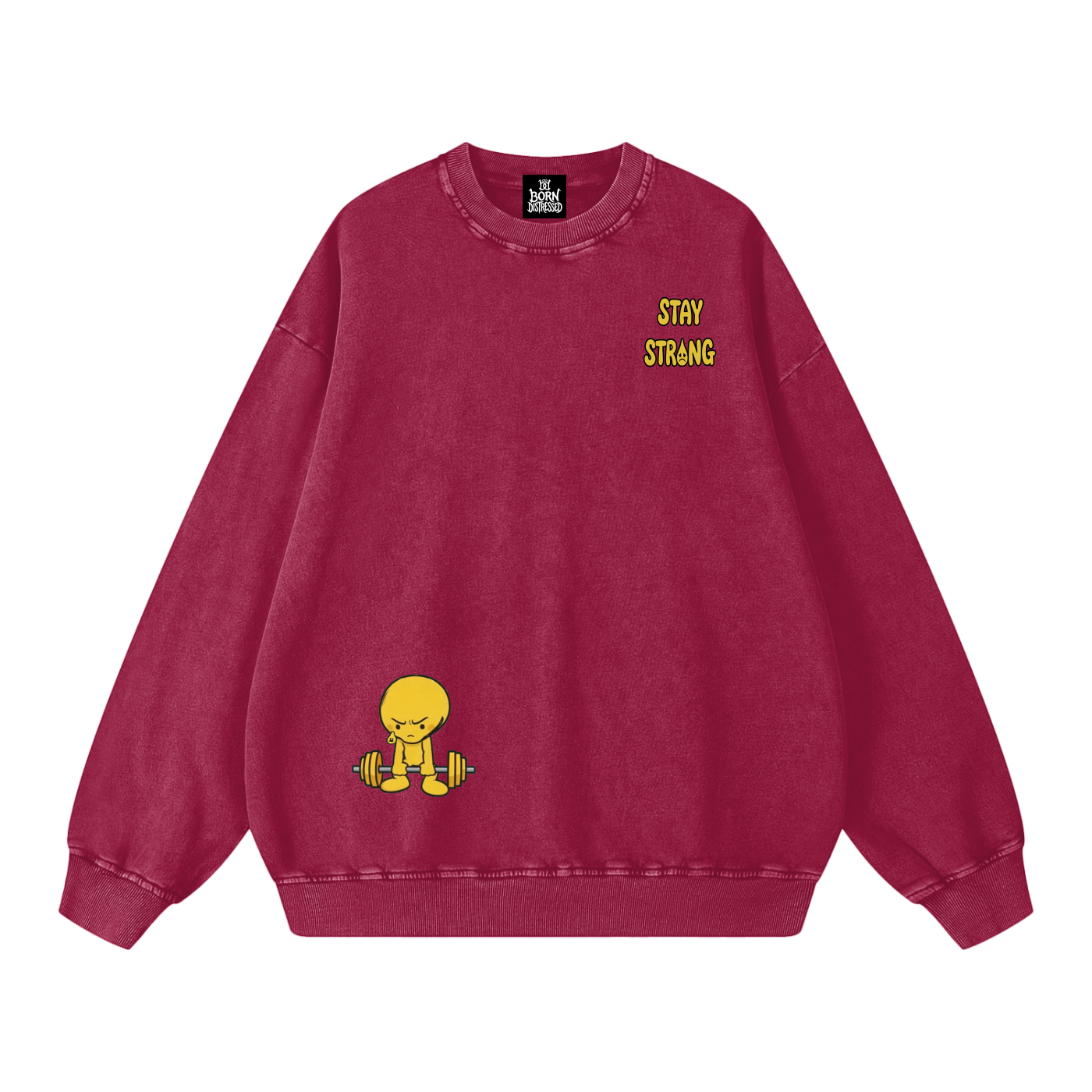 Lift Me Up Snow Washed Oversized Crewneck