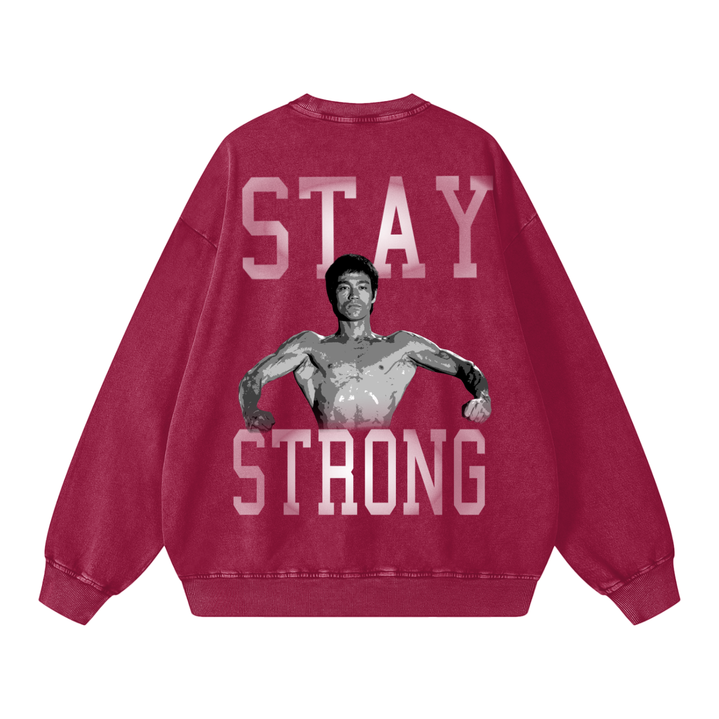 Be Water Snow Washed Oversized Crewneck
