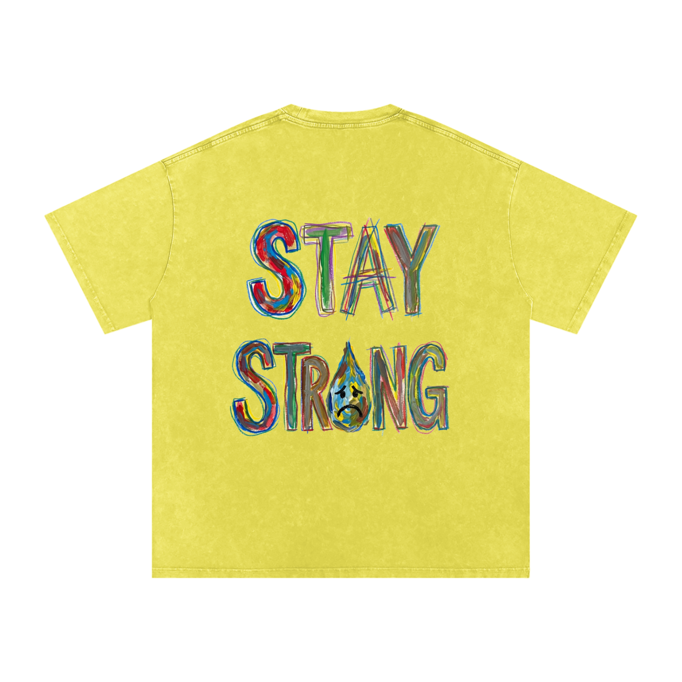 Outside the Lines Snow Washed Oversized Tee