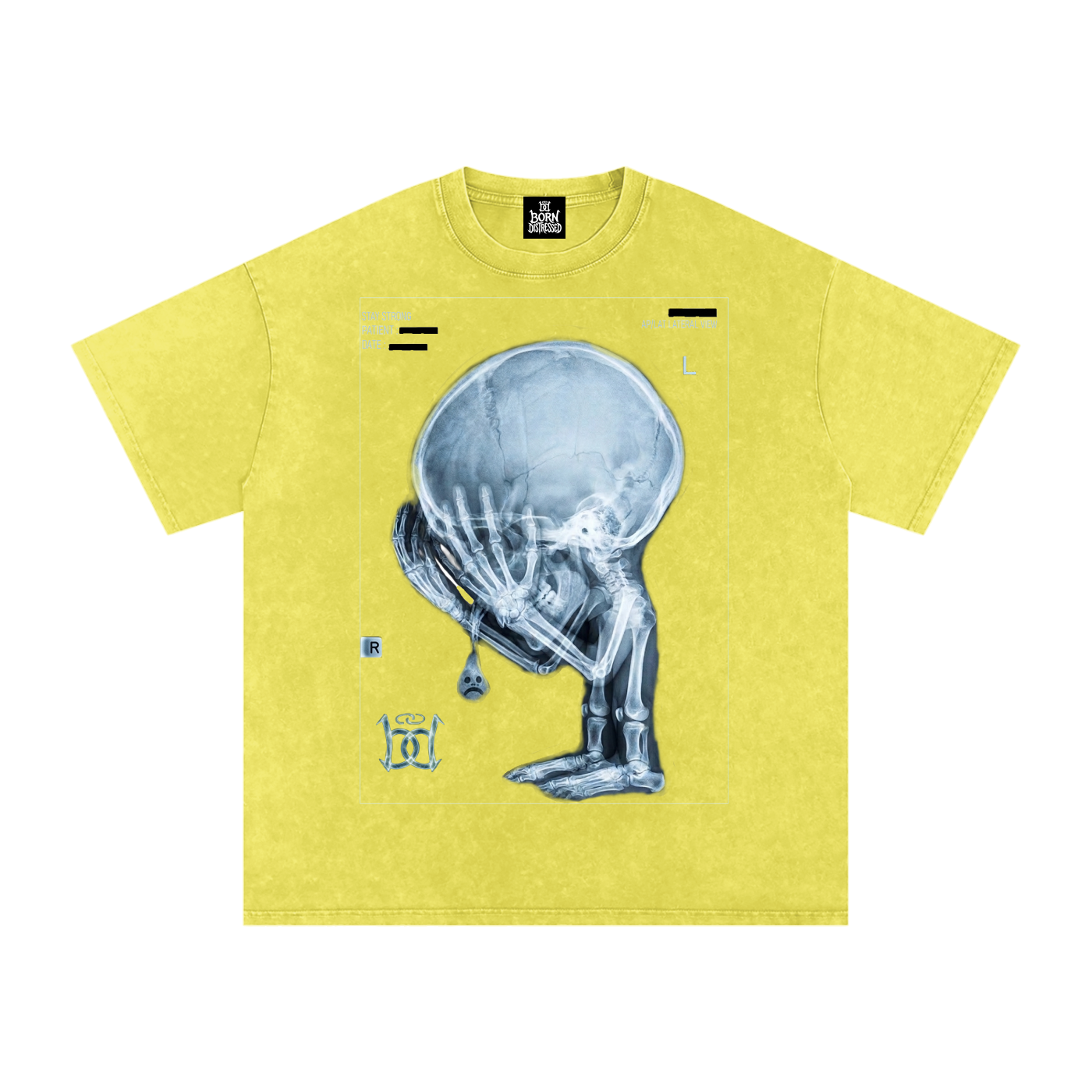 XRAY Snow Washed Oversized Cotton Tee