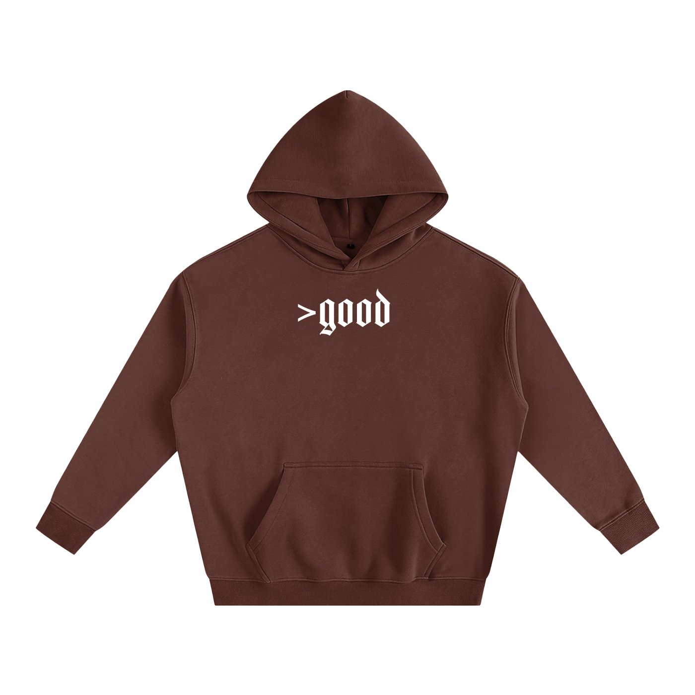 >good Oversize Fleeced Hoodie