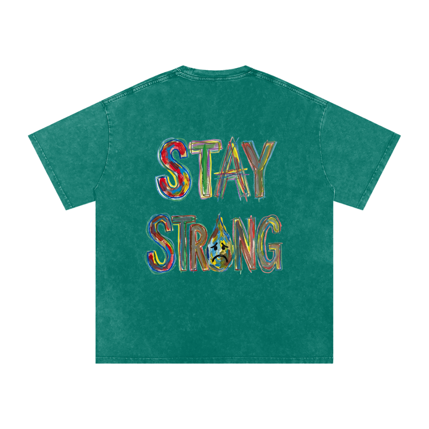 Outside the Lines Snow Washed Oversized Tee