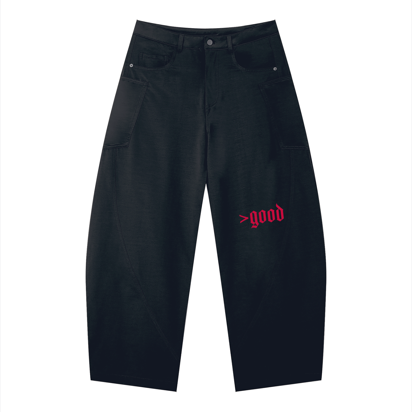 >good Men's Barrel Leg Pants