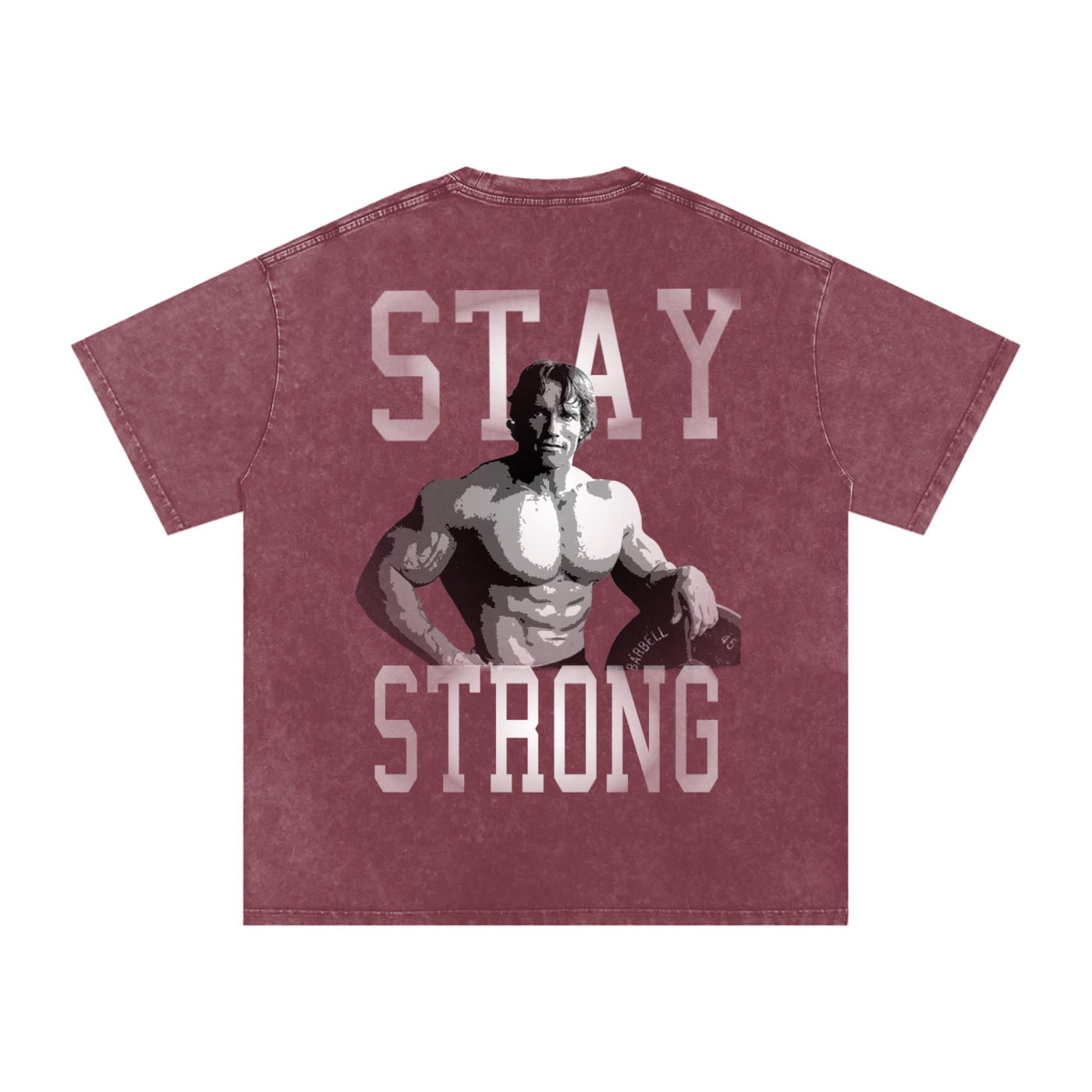 Arnie Stay Strong Snow Washed Tee