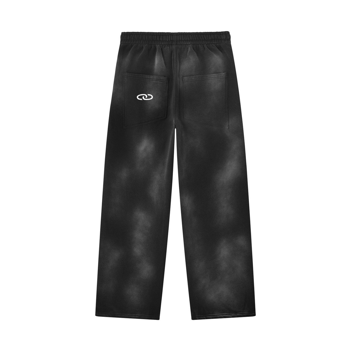 Cherry Blossom Colorfade Wide Leg Fleece Sweatpants