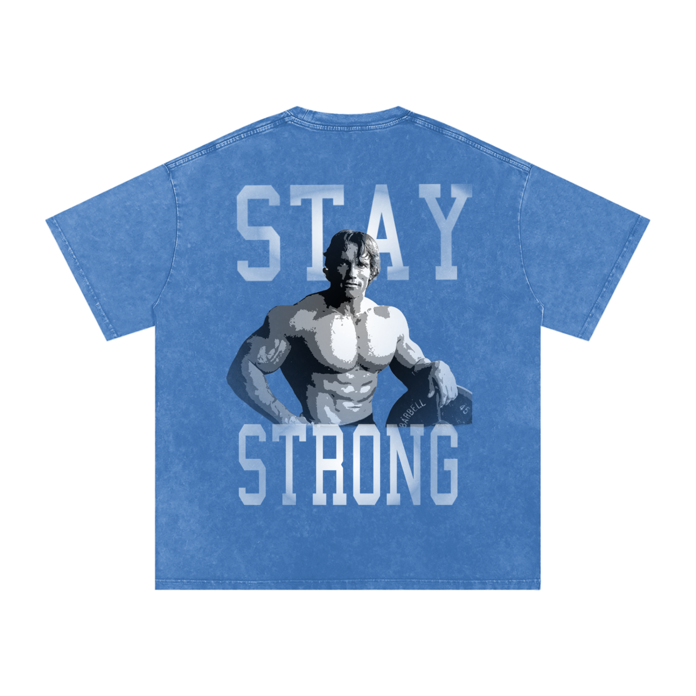 Arnie Stay Strong Snow Washed Tee