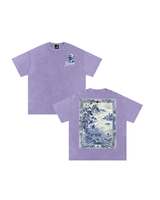 Cracked China Mural Tee