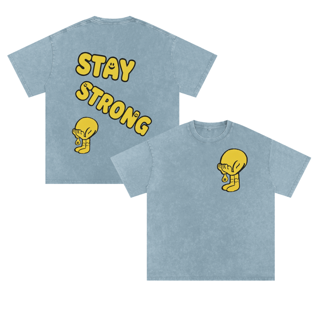 Stay Strong Embroidered Tee
