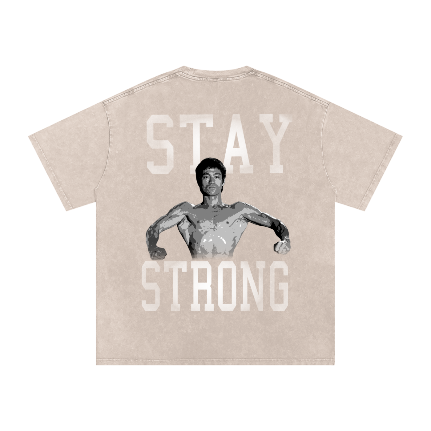 Be Water Snow Washed Oversized Tee