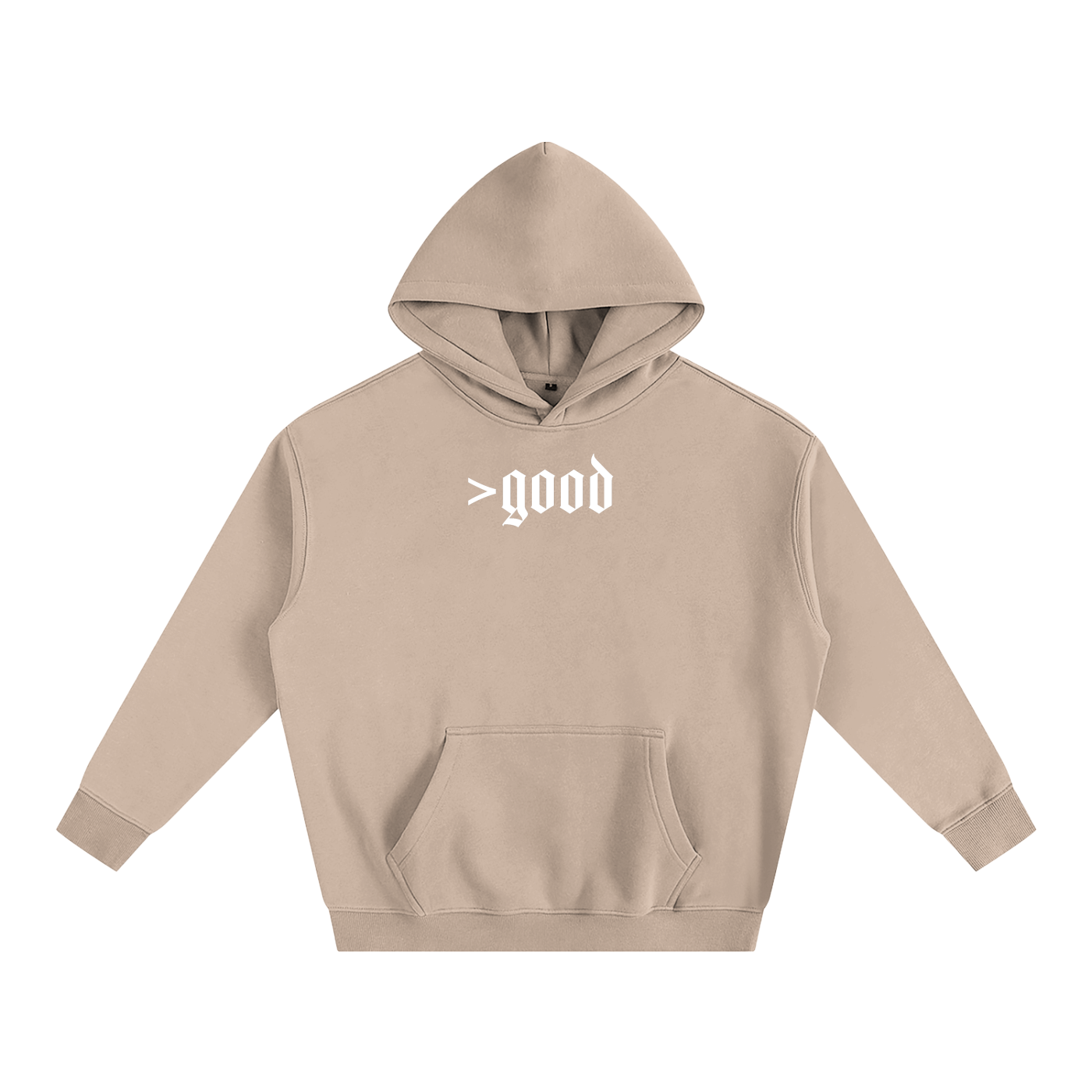 >good Oversize Fleeced Hoodie
