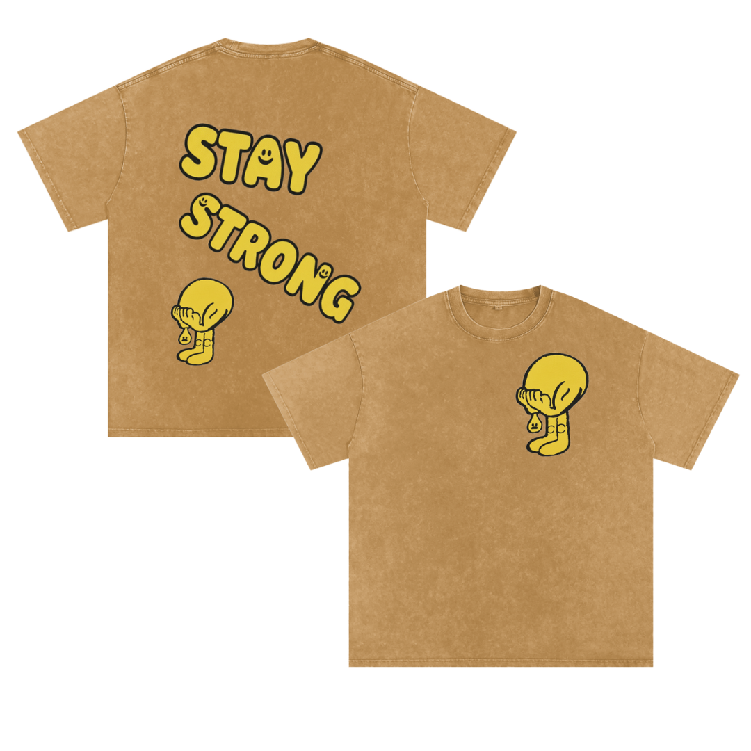 Stay Strong Embroidered Tee