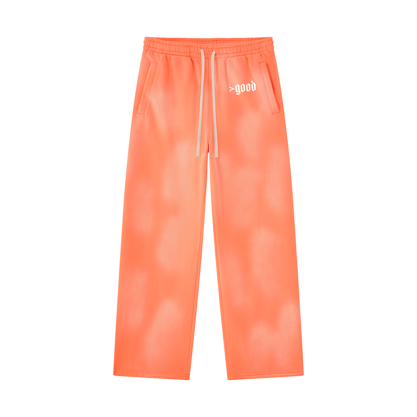 Cherry Blossom Colorfade Wide Leg Fleece Sweatpants