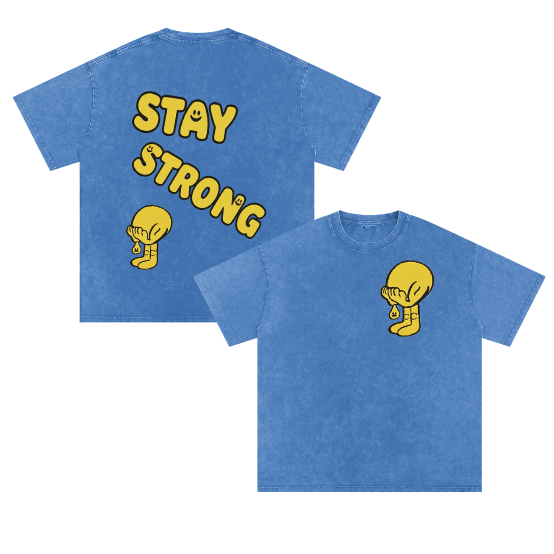 Stay Strong Embroidered Tee