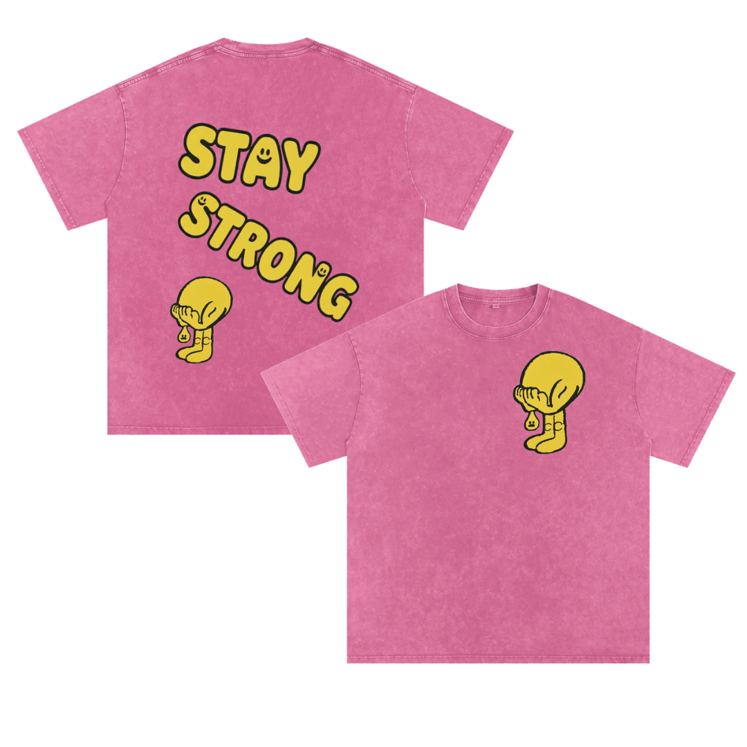 Stay Strong Embroidered Tee