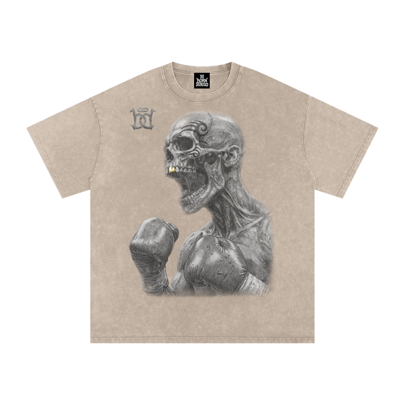 Mike Tyson / Living Legend Snow Washed Oversized Cotton Tee