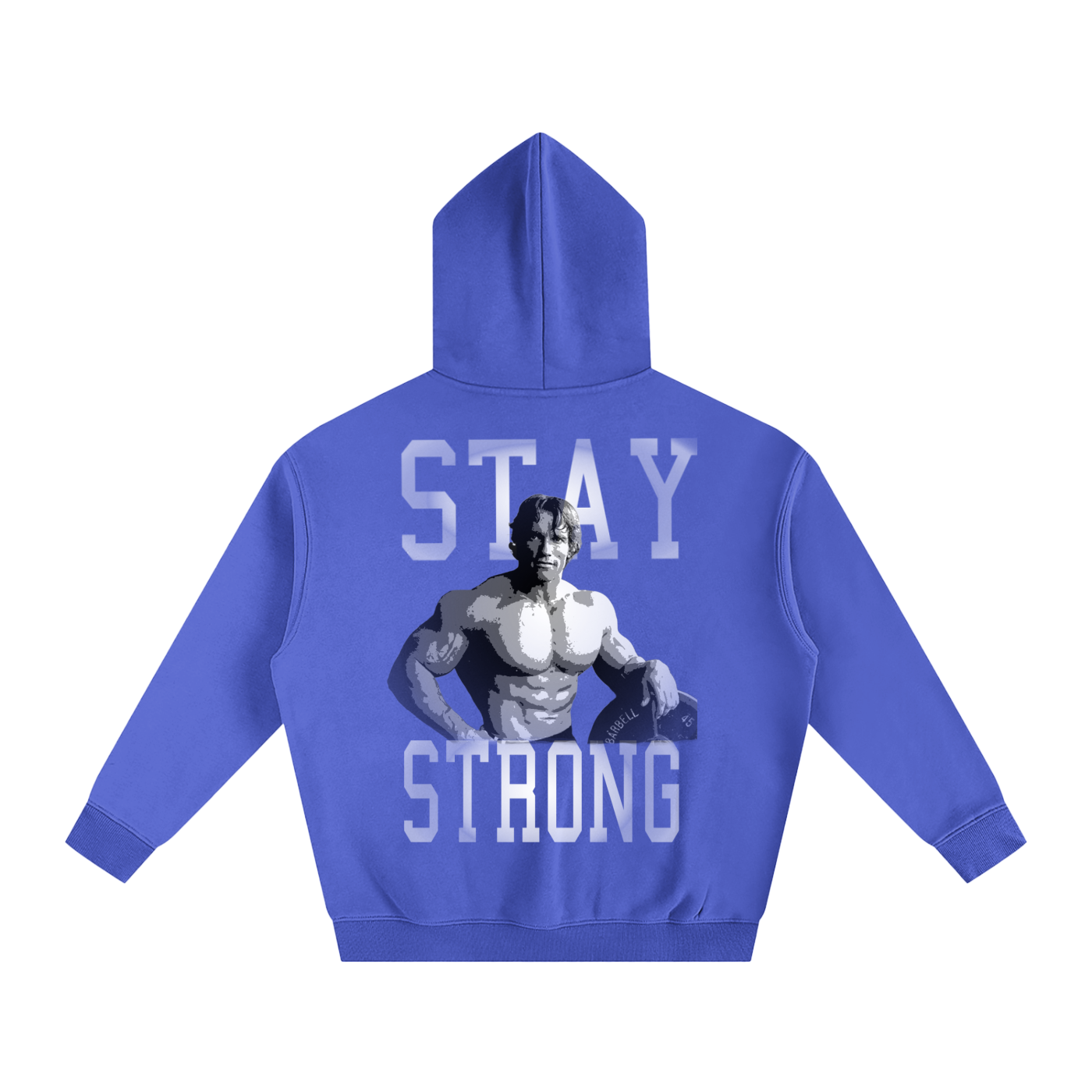 Arnie Stay Strong Oversize Fleeced Hoodie