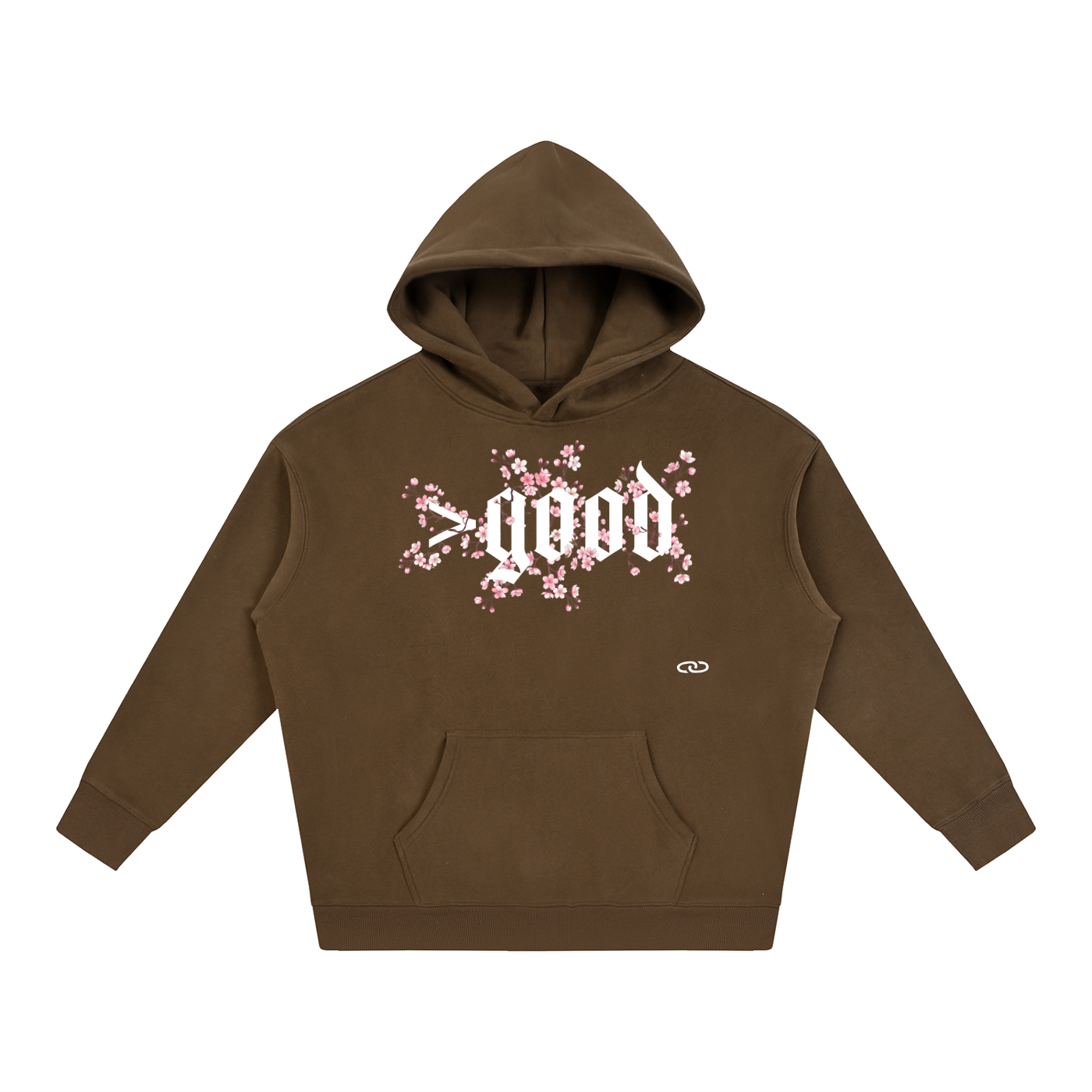 Cherry Blossom Oversize Fleeced Hoodie
