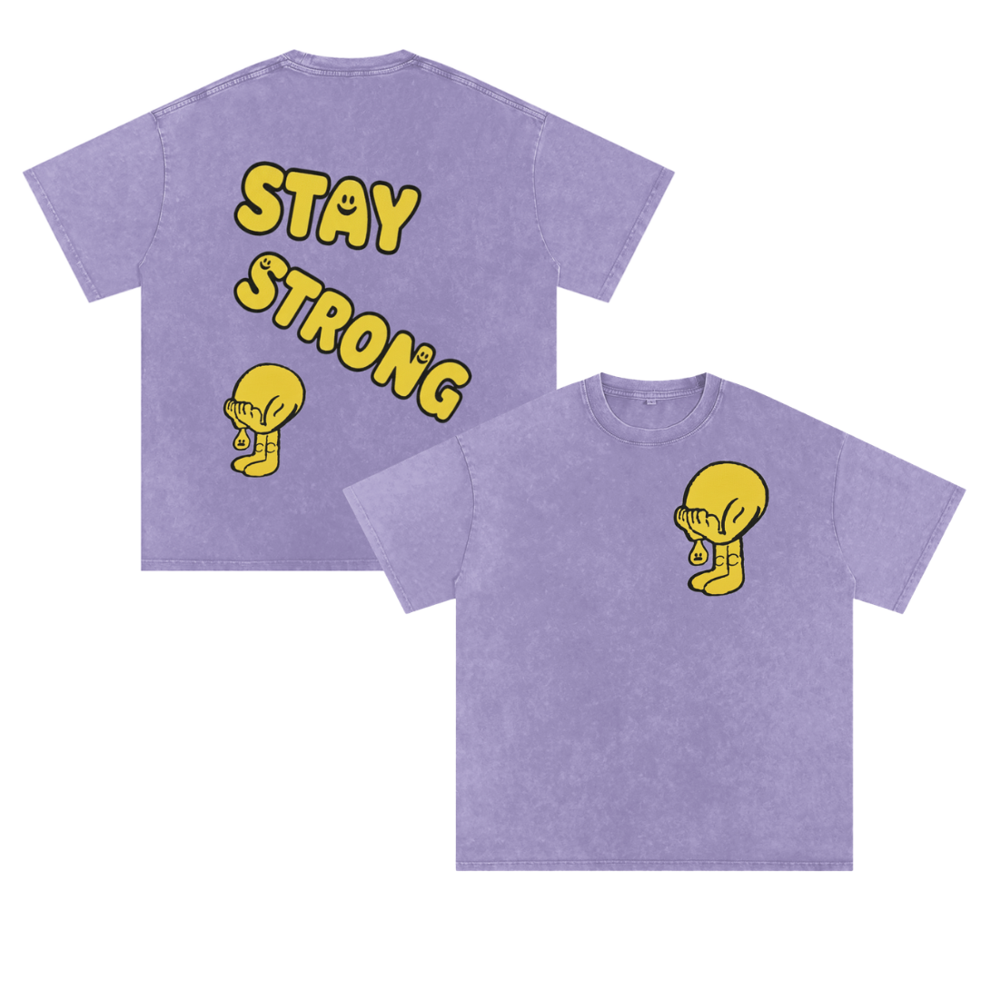 Stay Strong Embroidered Tee