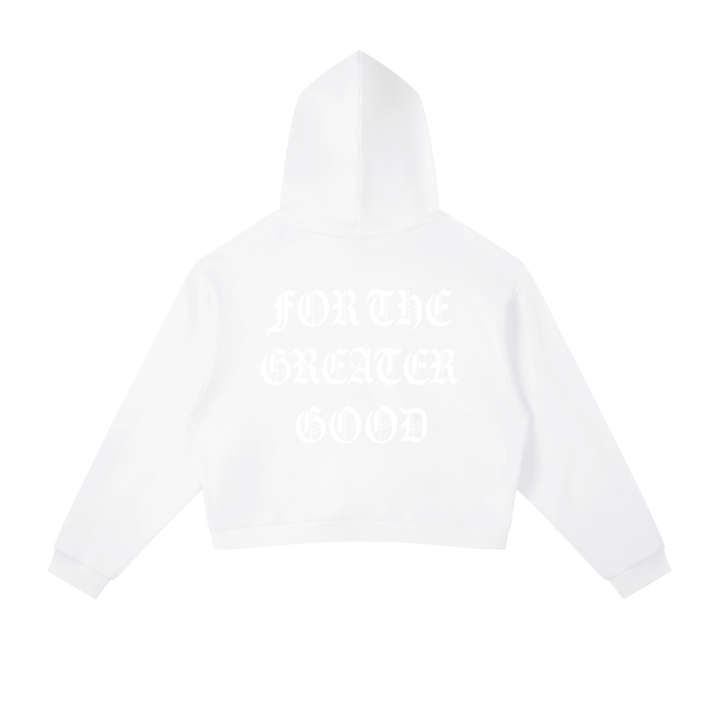 >good Contrast Side Stripe Cropped Hoodie