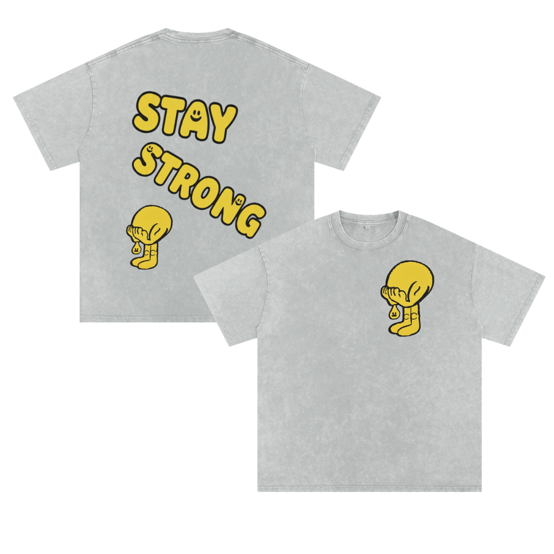 Stay Strong Embroidered Tee