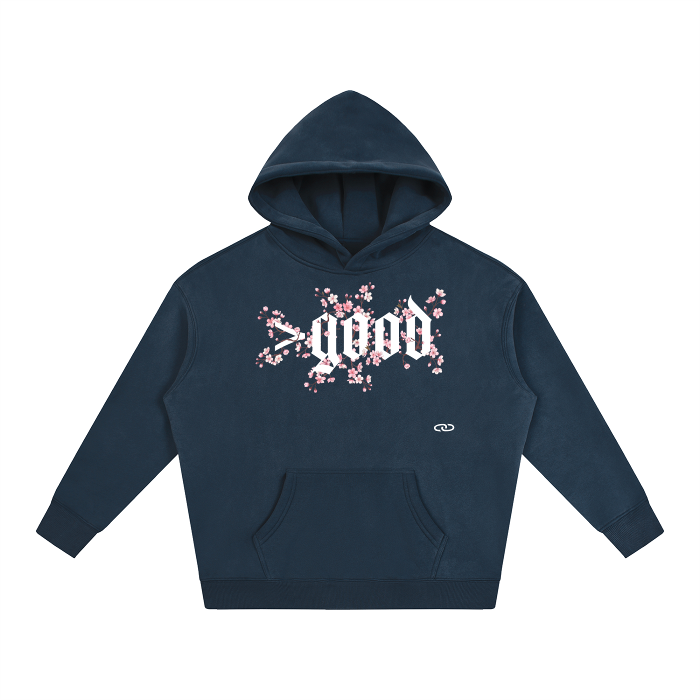 Cherry Blossom Oversize Fleeced Hoodie