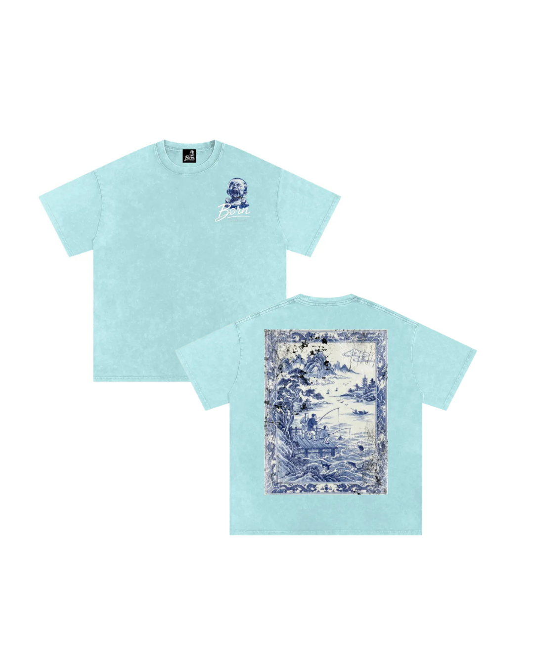 Cracked China Mural Tee
