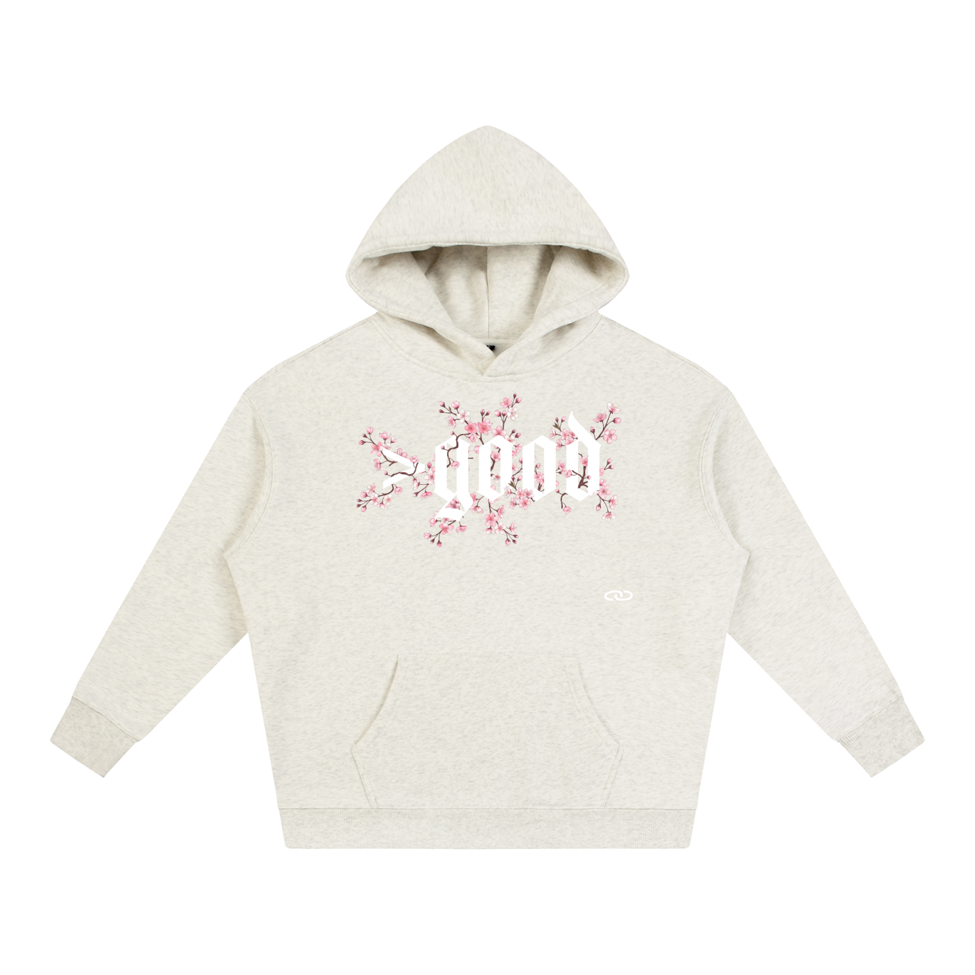 Cherry Blossom Oversize Fleeced Hoodie