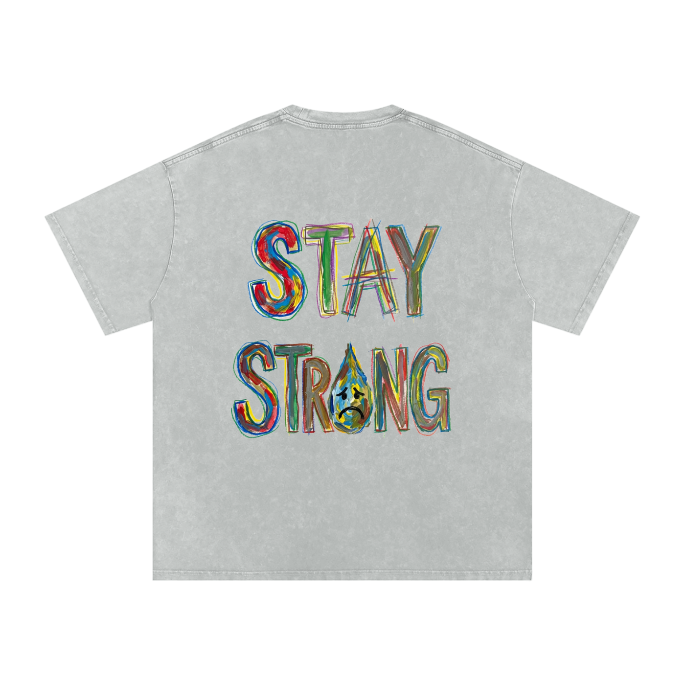 Outside the Lines Snow Washed Oversized Tee