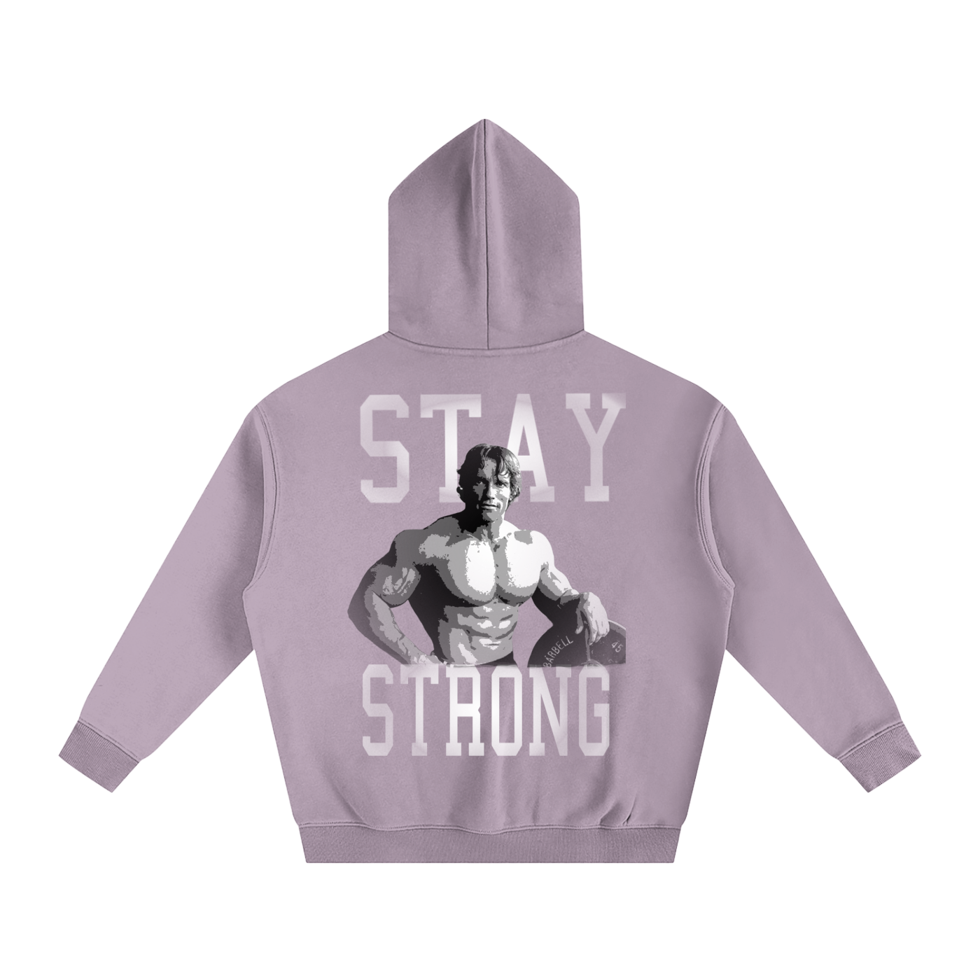 Arnie Stay Strong Oversize Fleeced Hoodie