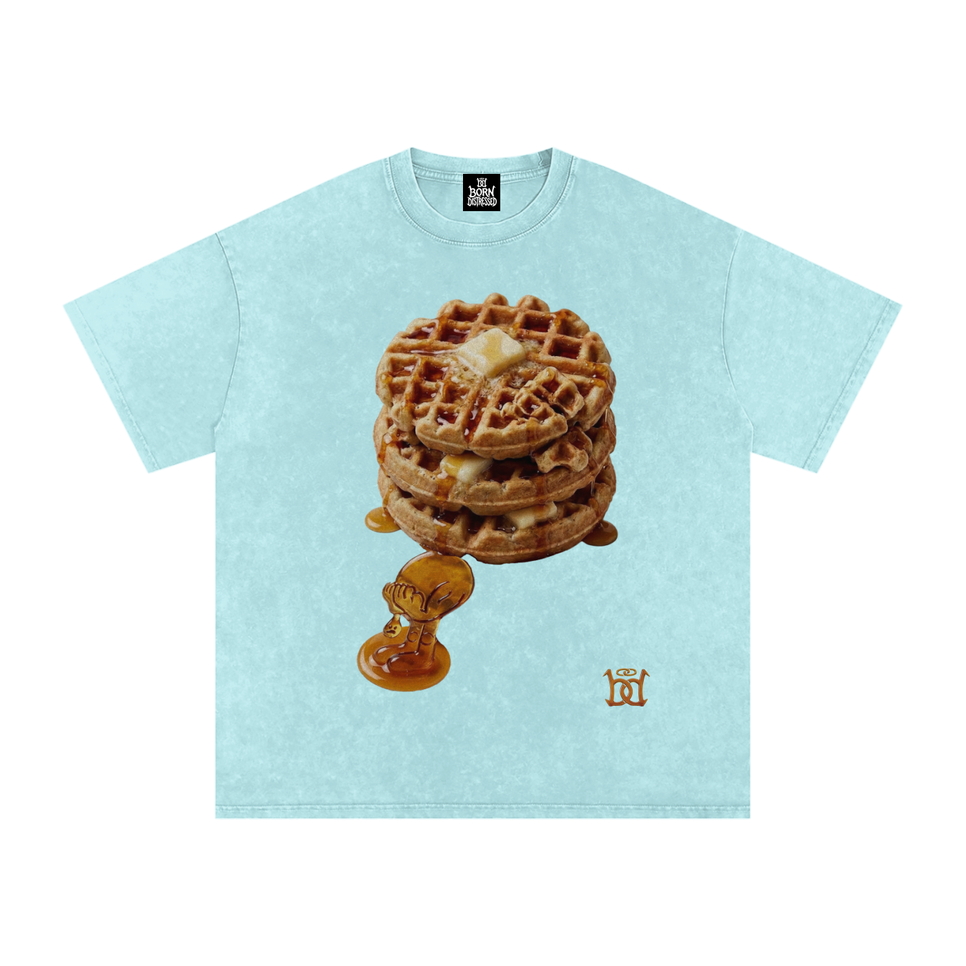 Stackz Snow Washed Oversized Cotton Tee