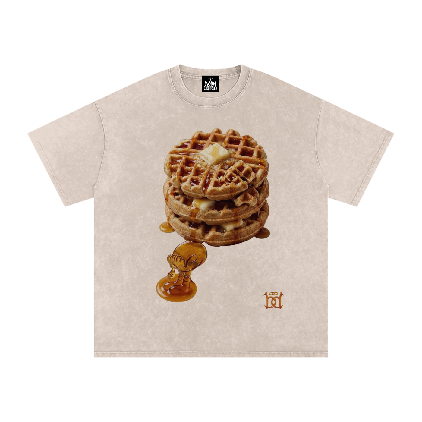 Stackz Snow Washed Oversized Cotton Tee