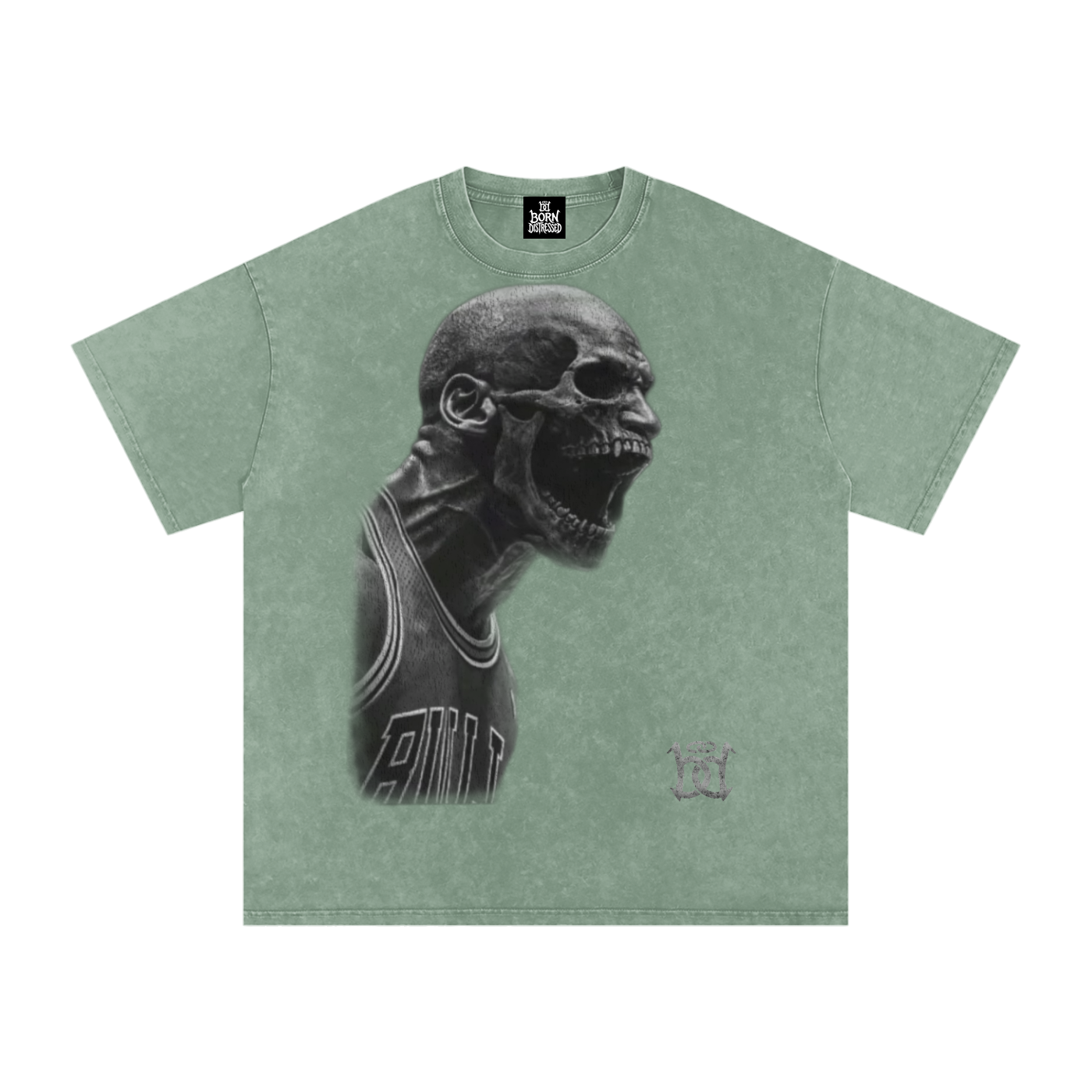Michael Jordan / Living Legend Snow Washed Oversized Cotton Tee