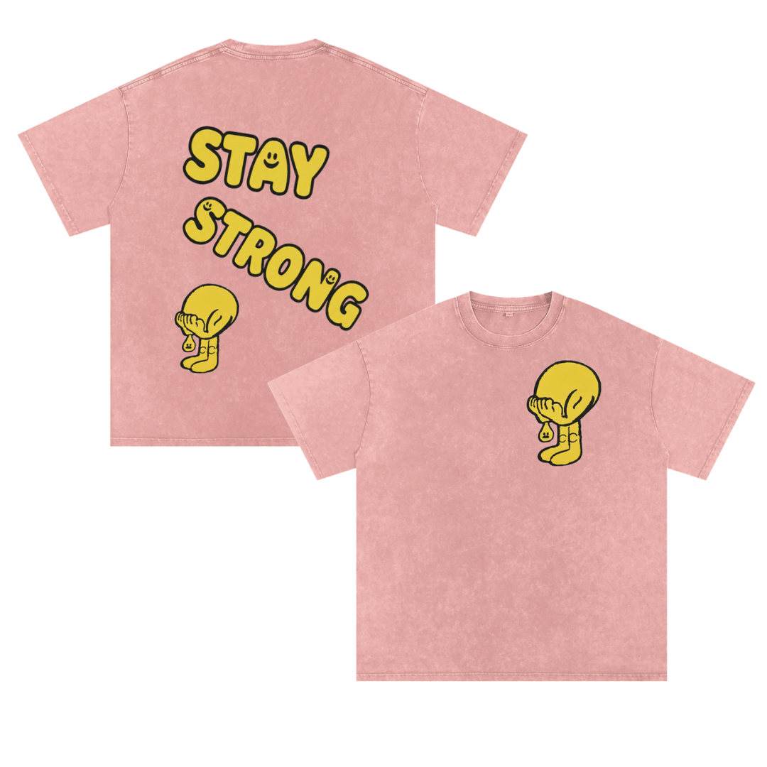 Stay Strong Embroidered Tee