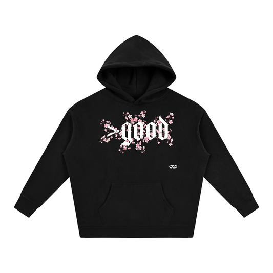 Cherry Blossom Oversize Fleeced Hoodie