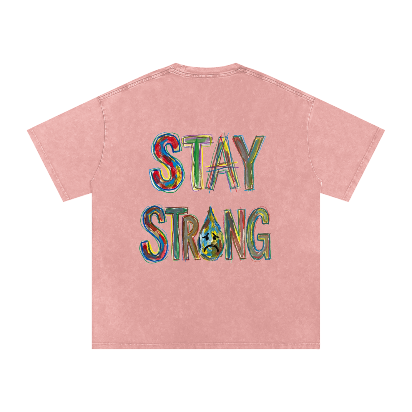 Outside the Lines Snow Washed Oversized Tee