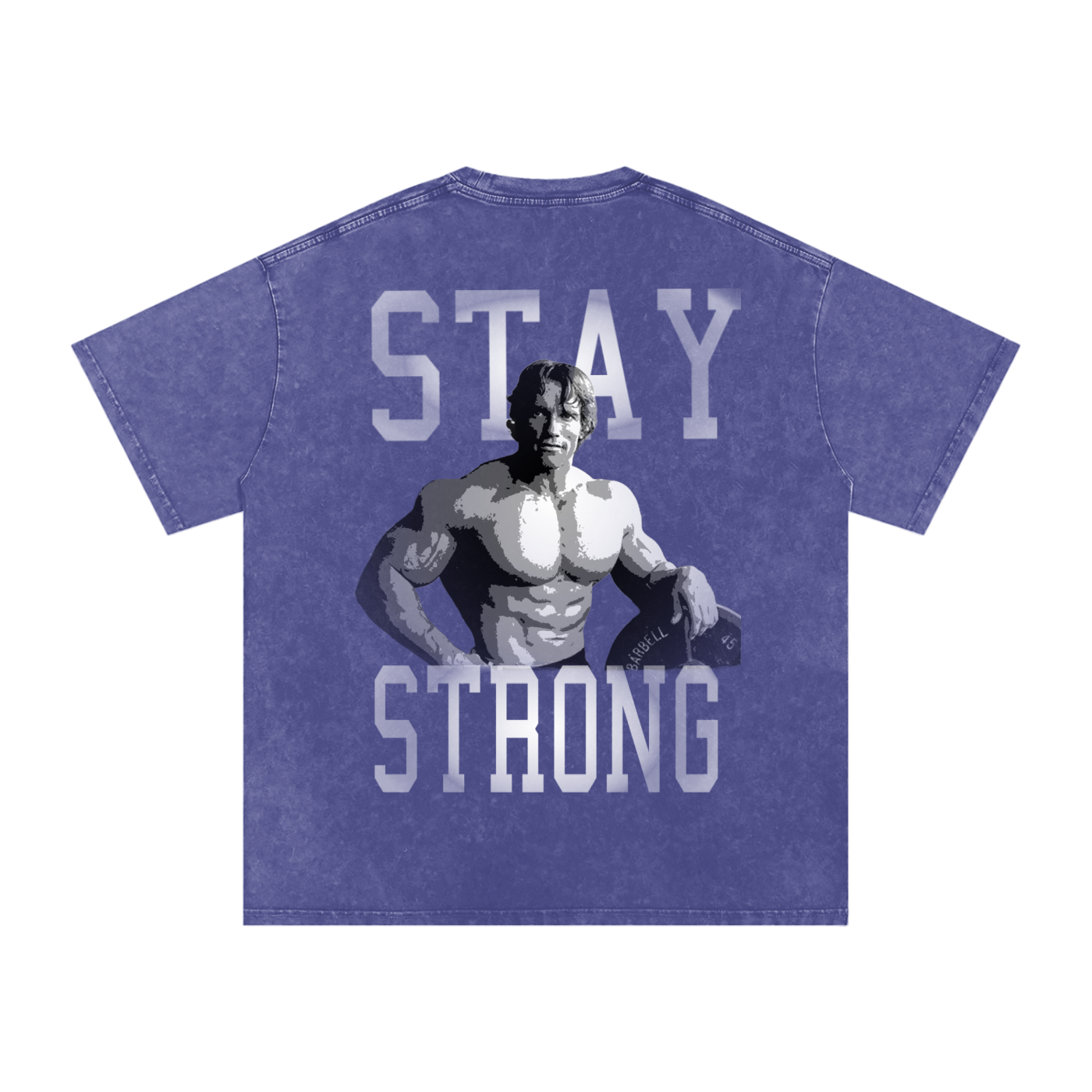 Arnie Stay Strong Snow Washed Tee