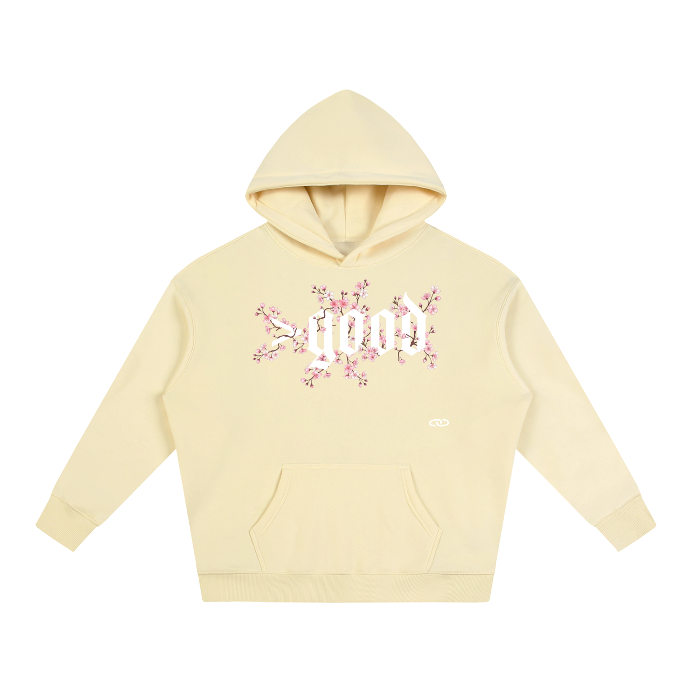 Cherry Blossom Oversize Fleeced Hoodie