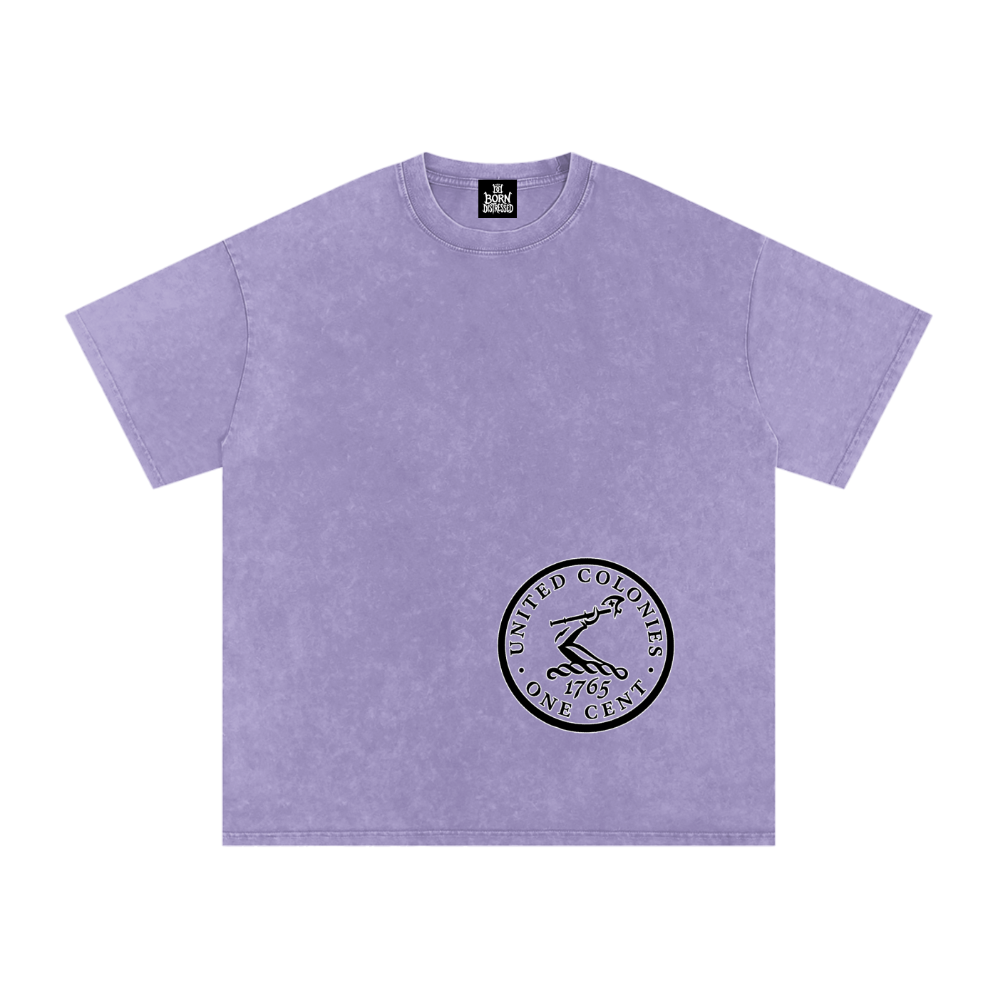 Henny Penny Snow Washed Oversized Cotton Tee
