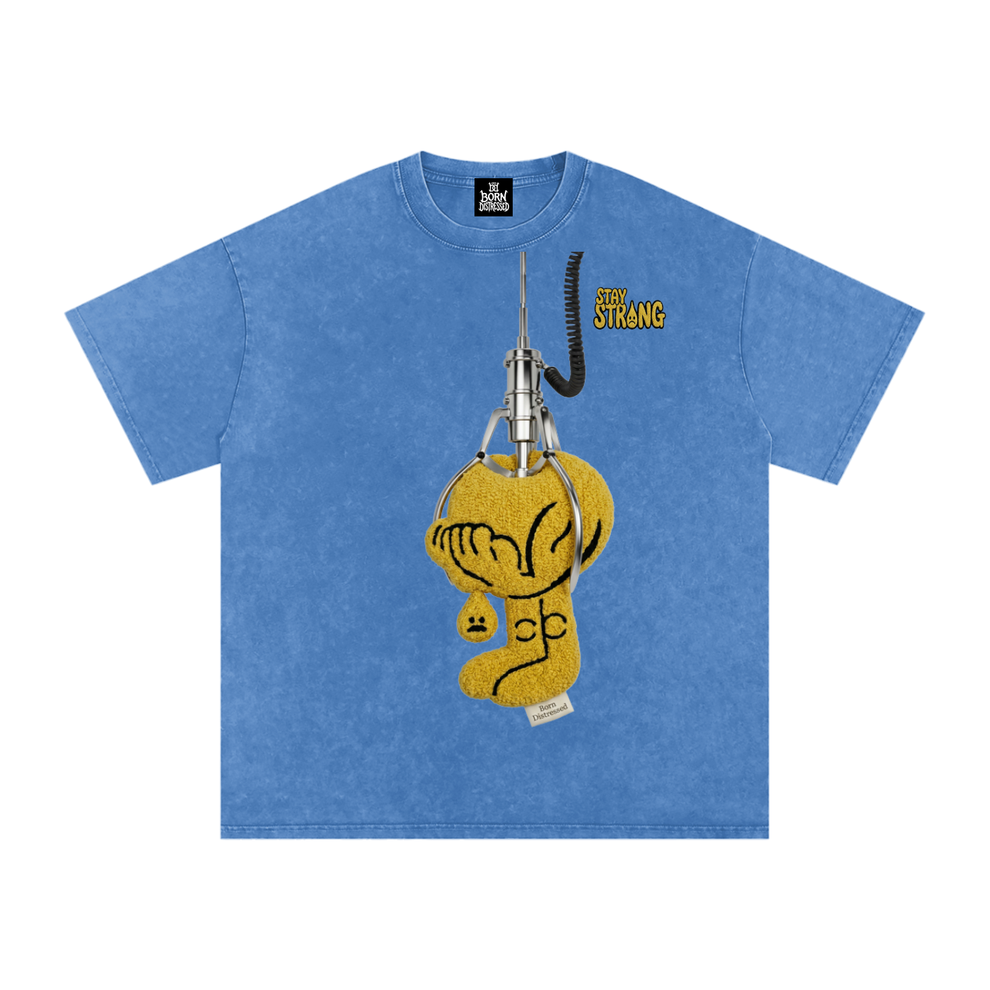 Dollar 2 Play Snow Washed Oversized Cotton Tee