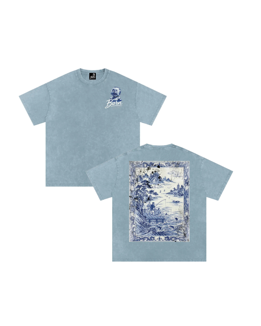 Cracked China Mural Tee