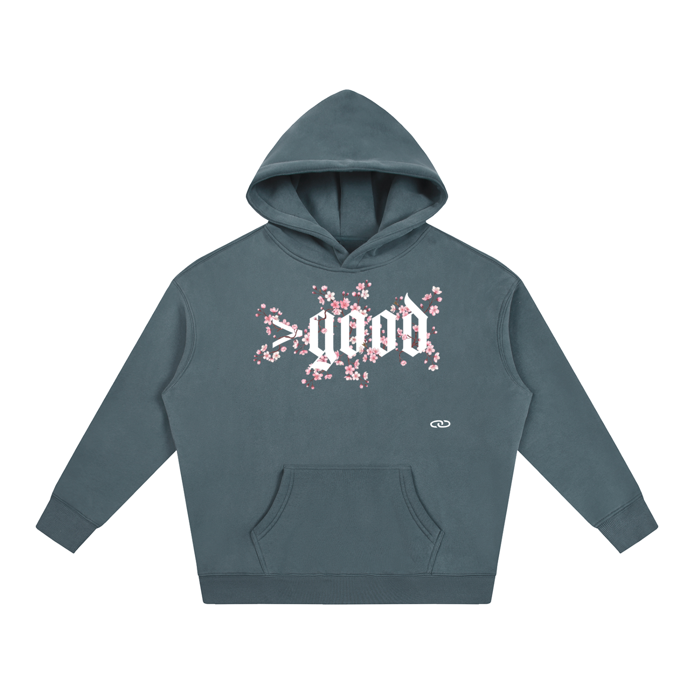 Cherry Blossom Oversize Fleeced Hoodie