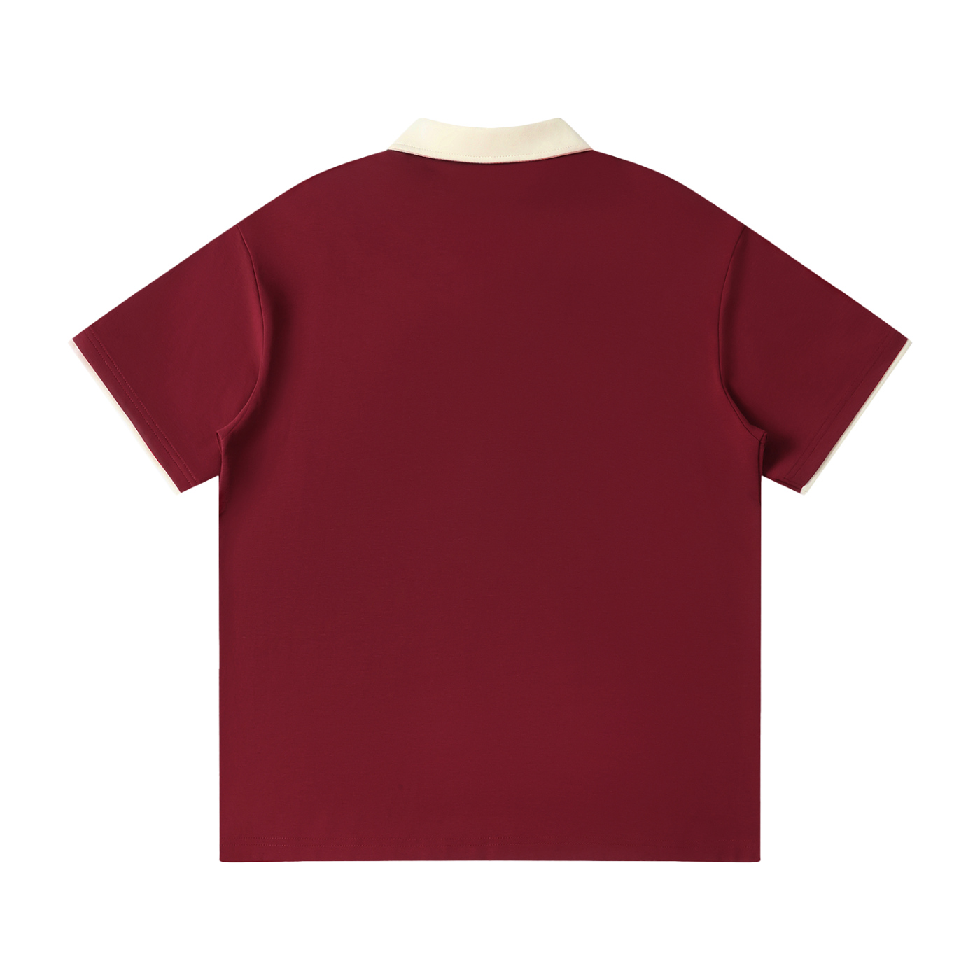 >good Contrast Collar Raglan Polo Shirt