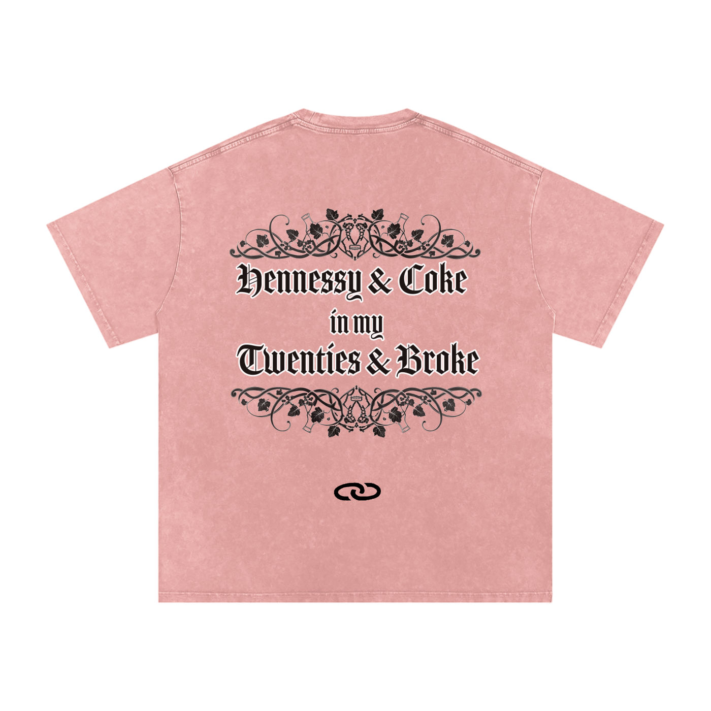 Henny Penny Snow Washed Oversized Cotton Tee