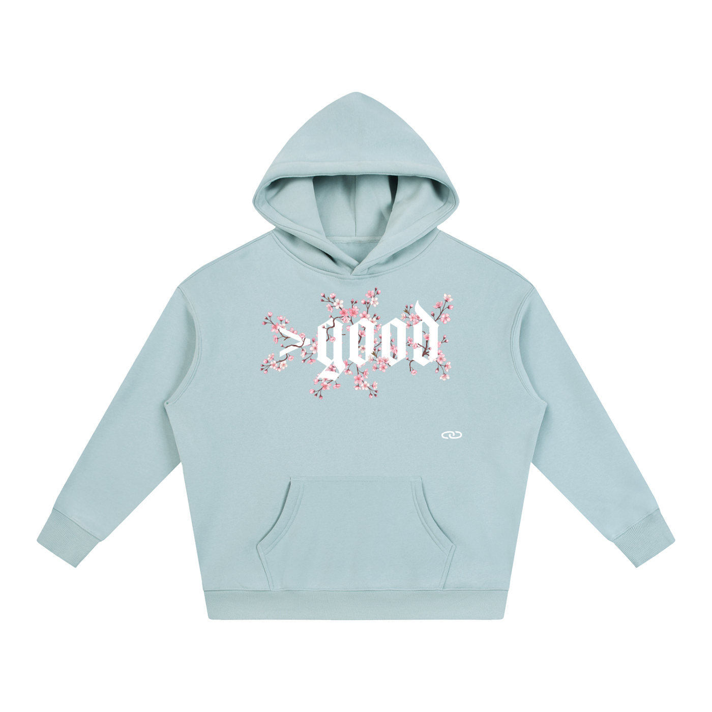 Cherry Blossom Oversize Fleeced Hoodie