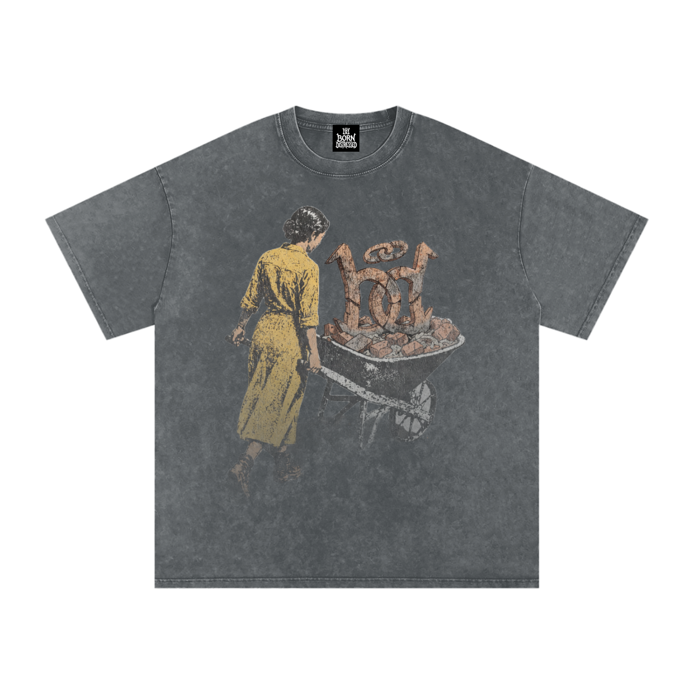 Brick by Brick Snow Washed Tee