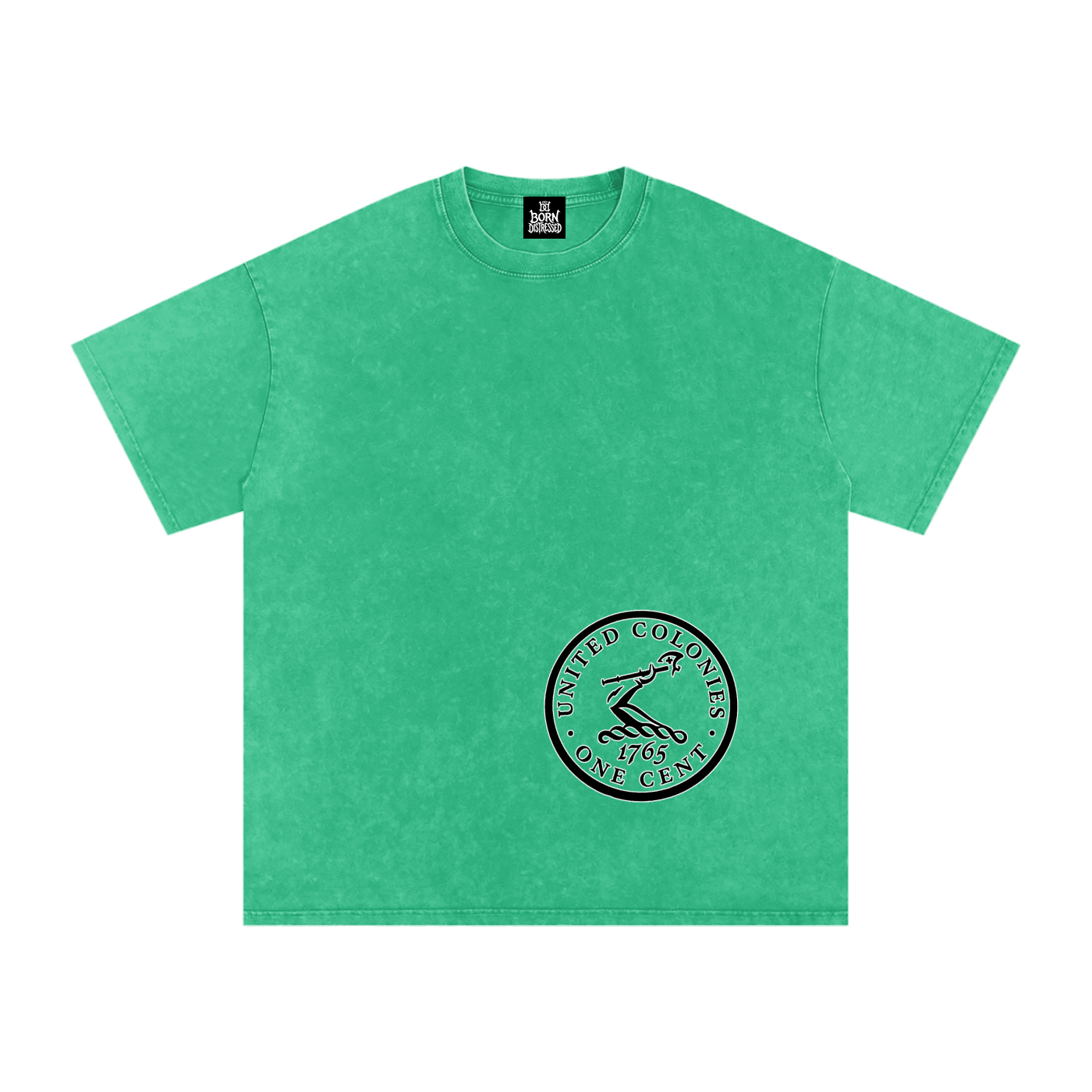 Henny Penny Snow Washed Oversized Cotton Tee
