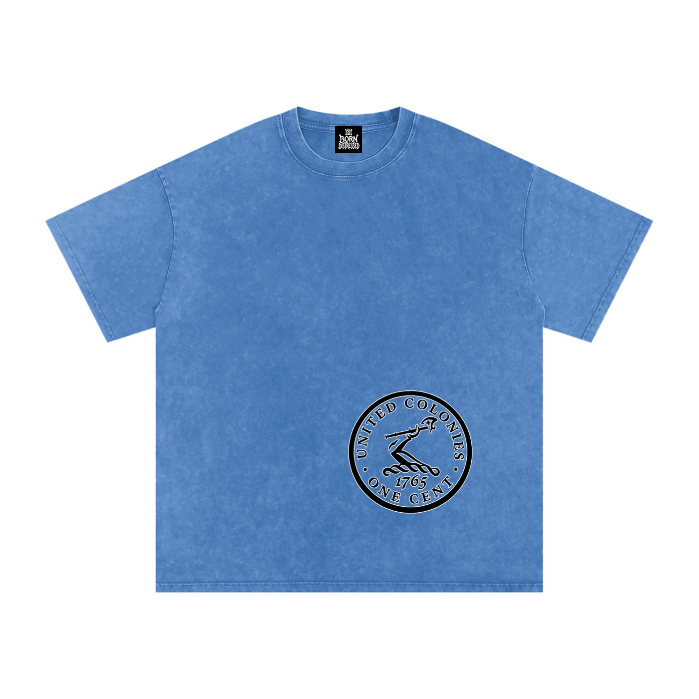 Henny Penny Snow Washed Oversized Cotton Tee