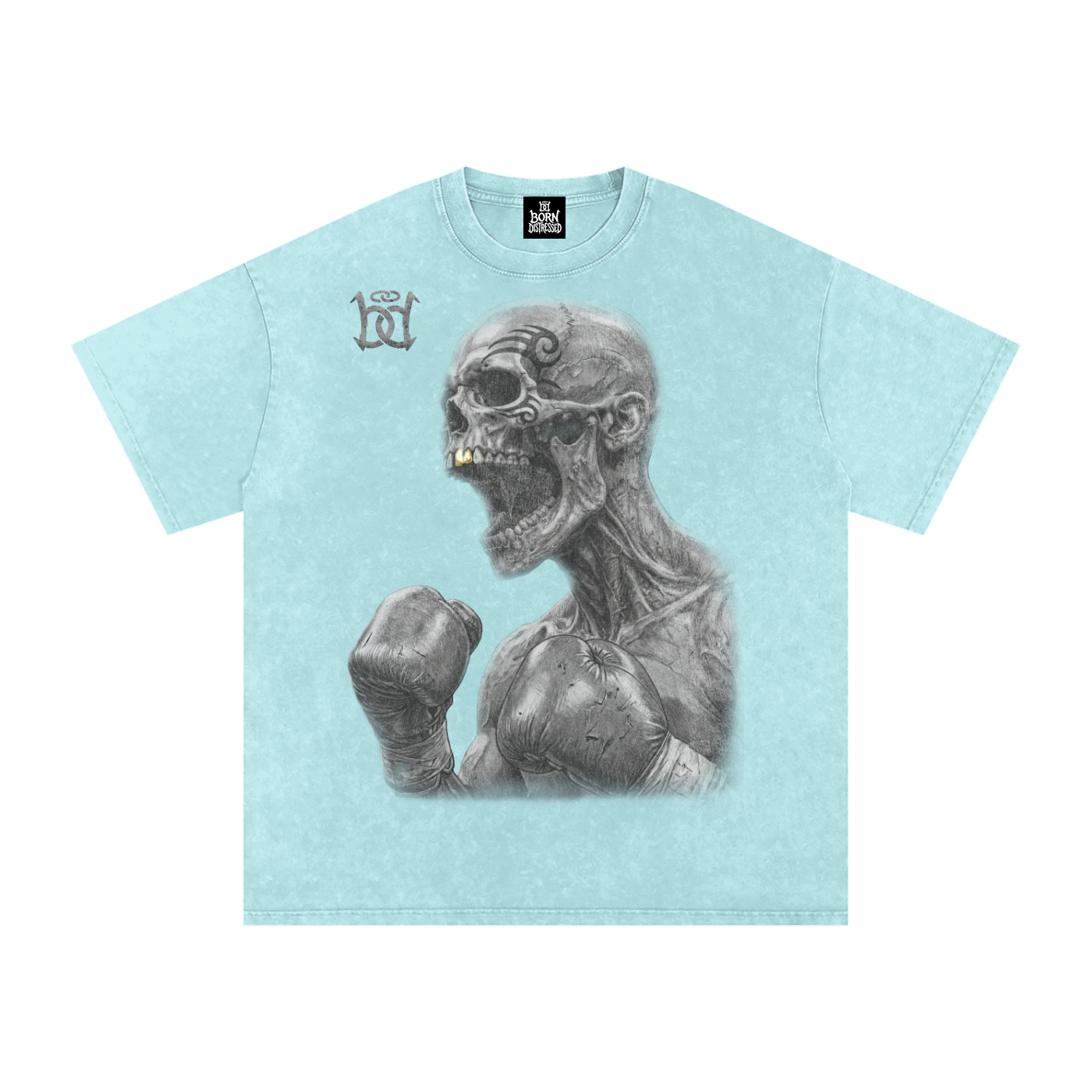 Mike Tyson / Living Legend Snow Washed Oversized Cotton Tee