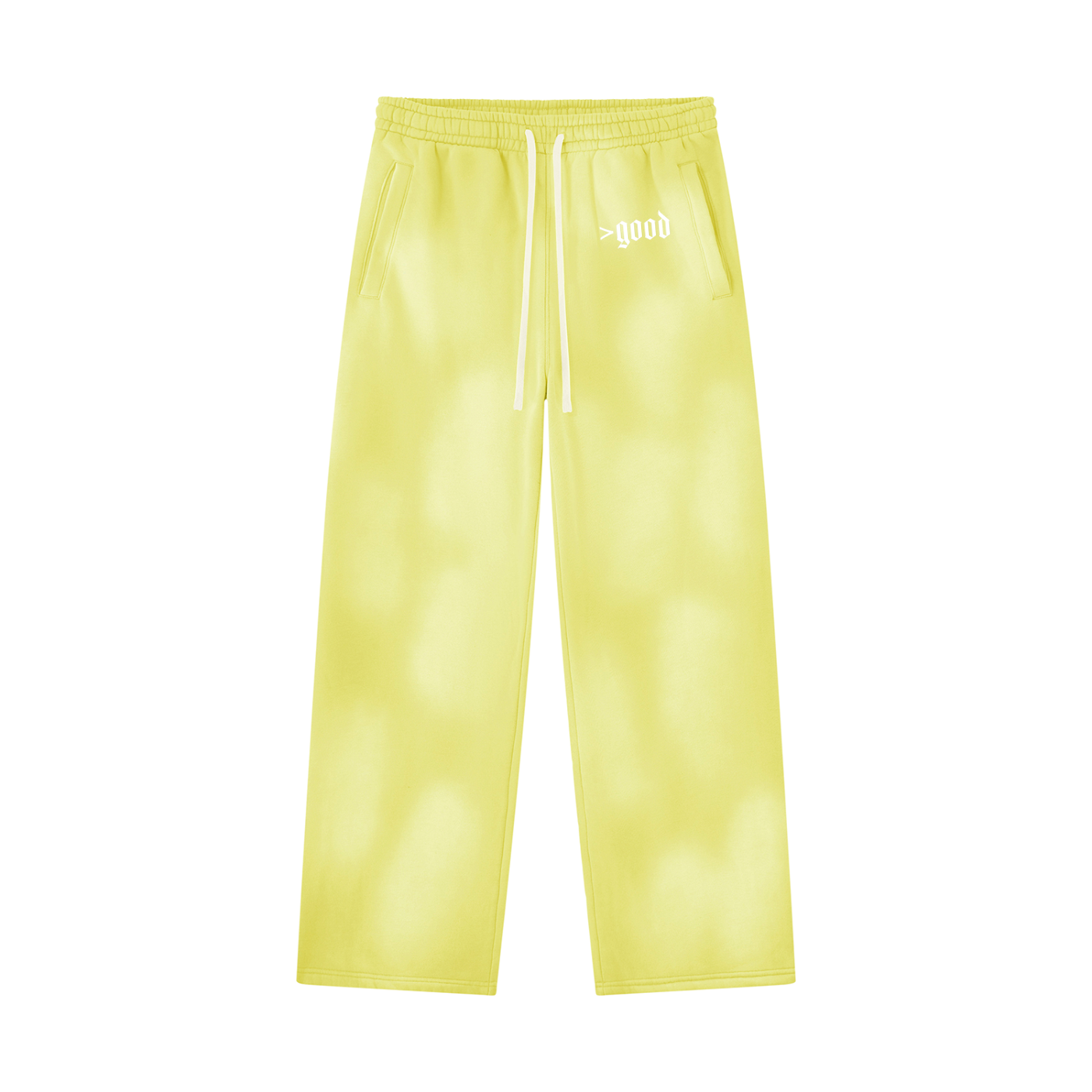 Cherry Blossom Colorfade Wide Leg Fleece Sweatpants